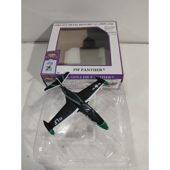 Model Power 5393-1 Postage Stamp 1:100 Scale Die Cast F9F Panther Airplane - Picture 5 of 11